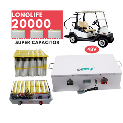 Van de de Condensatorbatterij 48V 1050WH Graphene van de golfkar Super de Condensatorpak