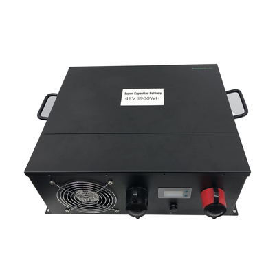 De diepe van de Batterijsystemen van Cyclus3900wh Telecommunicatie Zwarte Vernieuwbare Kleur