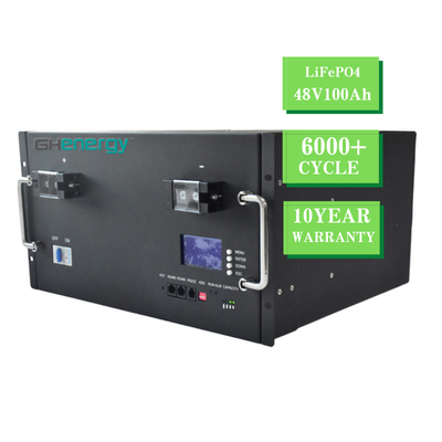 van het de Voltlifepo4 Lithium van 200Ah 48 de de Batterijmuur zette Cyclus 6000 voor Huis op