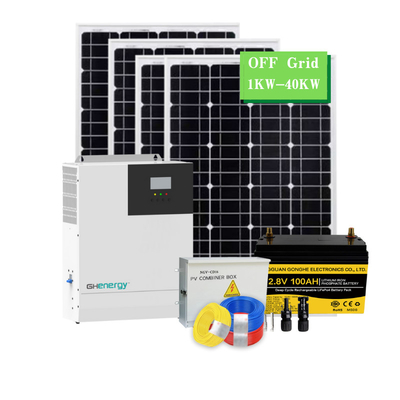 Woon Vernieuwbare Praktisch van de Zonnemachtssystemen van MPPT 1500W
