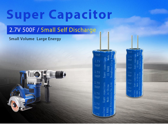 Elektrolytisch Supercapacitor-Cel2.7volt 500farad Graphene Materiaal