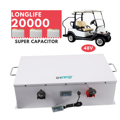 Batterij 48v 3900wh van de Graphene de Super Condensator voor voor Golfkarren en Elektrische Met fouten