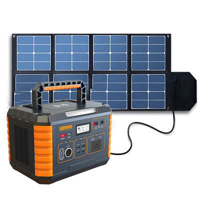 50/60Hz openlucht Draagbare Voeding, de Draagbare Krachtcentrale van 500w met Zonnepaneel