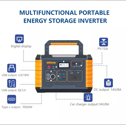 De Mobiele Krachtcentrale van MPPT LiFePO4, 3.7V-Batterijvoeding voor het Kamperen
