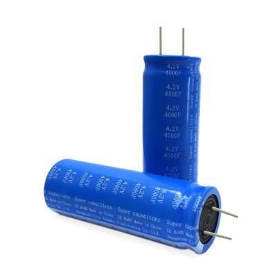 van de de Condensatorbatterij van 4.2V 4000F de Radiale Super Dubbele Elektrische Laag voor het Systeem van de Huisenergie