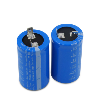 De super Condensatoren trekken 2,7 Volt 500 Farad Batterijen door Gat vervangt