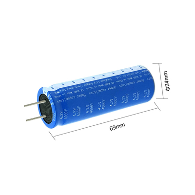 Elektrisch zonne-lichtsysteem Lange levensduur stroomcondensatorbatterijen 4.2V 4000F
