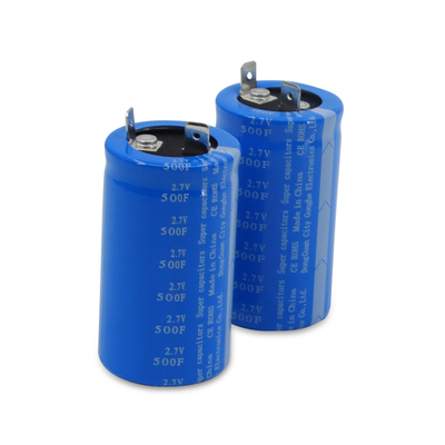 Lug 2,7 Volt 500 Farad Vervang Super Condensator Batterij Through Hole