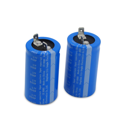 Lug 2,7 Volt 500 Farad Vervang Super Condensator Batterij Through Hole
